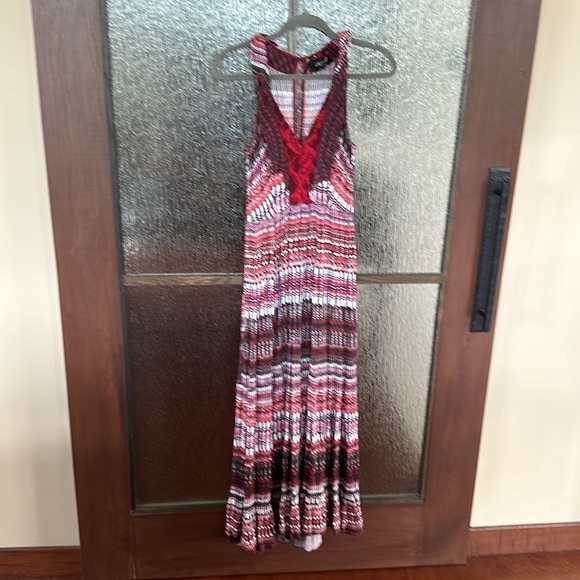 Saloni printed long dress size US 2 or small. - Picture 5 of 11